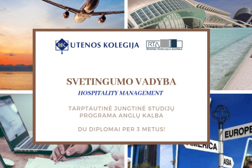 Utenos kolegijoje - tarptautinė jungtinė studijų programa 