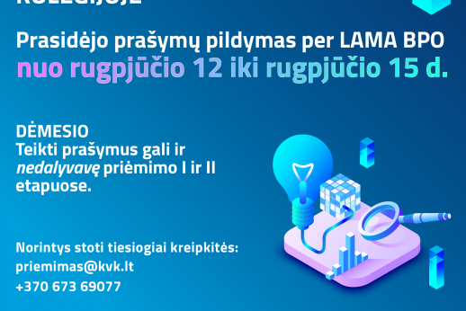 Kiečiame studijuoti Klaipėdos valstybinėje kolegijoje!