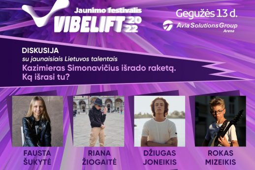 KSU: „Vibelift“ festivalyje pristatys Lietuvos talentus