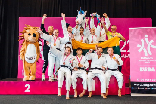 LSU dziudo sportininkams – Europos universitetų žaidynių bronzos medaliai