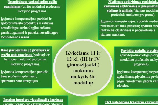 Vilniaus komunalinių paslaugų mokykla Kaišiadorių skyrius 
Kviečia mokytis