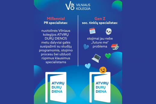 VIKO nuotolinė Atvirų durų diena moksleiviams, jų tėvams ir mokytojams