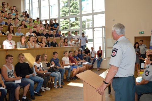 Lietuvos policijos mokykloje mokysis 156 kursantai