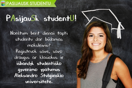 Pasijausk ASU studentu! Pasijausk ASU studentu!