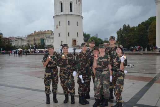 Būsimieji pasieniečiai darbavosi Sostinės dienose Būsimieji pasieniečiai darbavosi Sostinės dienose