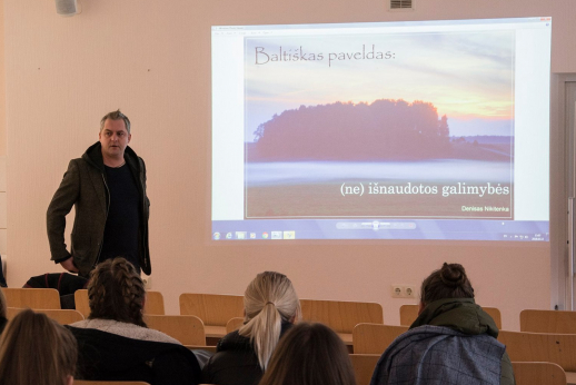 KVK vyko paskaita apie Baltiškąjį paveldą!