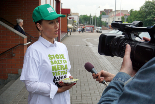 A. Tutkutė: stovintis vanduo užpelkėja